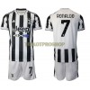 Original Trikotsatz Juventus Cristiano Ronaldo 7 Heimtrikot 2021-22 Für Kinder